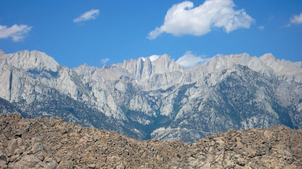 Panoramic view of Mt. Whitney